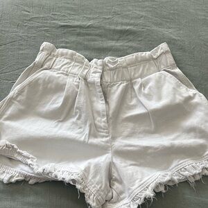 Antonio Melani White Denim Shorts